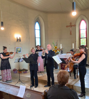 zur 800-Jahrfeier der Kirche St Thomas im September 2021 mit Mitgliedern der Magdeburger Philharmonie