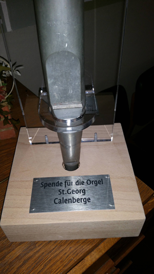 Orgelpfeife Calenberge 
